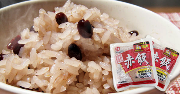 レンジで2分！長期保存OK！優しい味わいの赤飯 - 山形うまいずマーケット