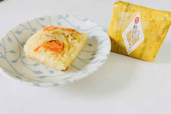 もちもち😊とび色舞茸の贅沢おこわ💛