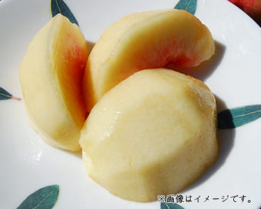 極上白桃いけだ約3kg 10玉前後