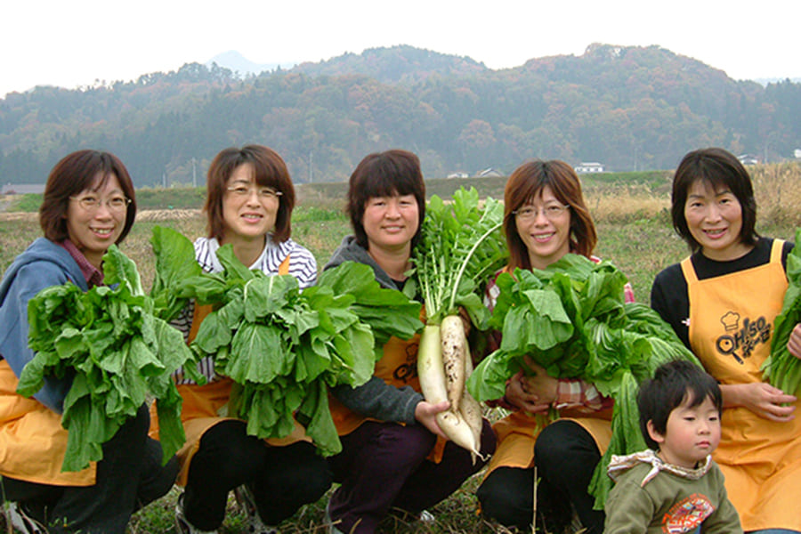 新関さとみの雪あたり青菜漬(せいさいづけ)