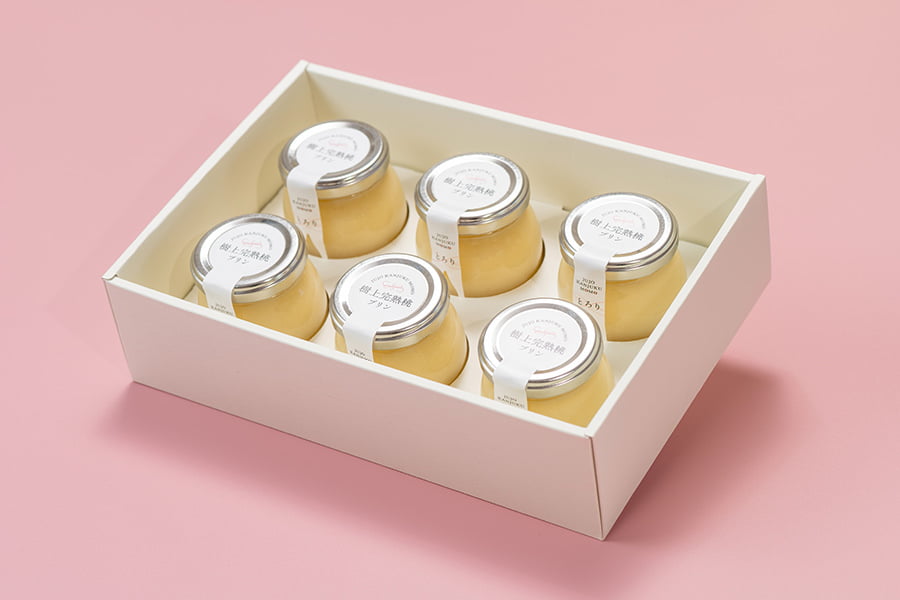 樹上完熟桃プリン「とろり」