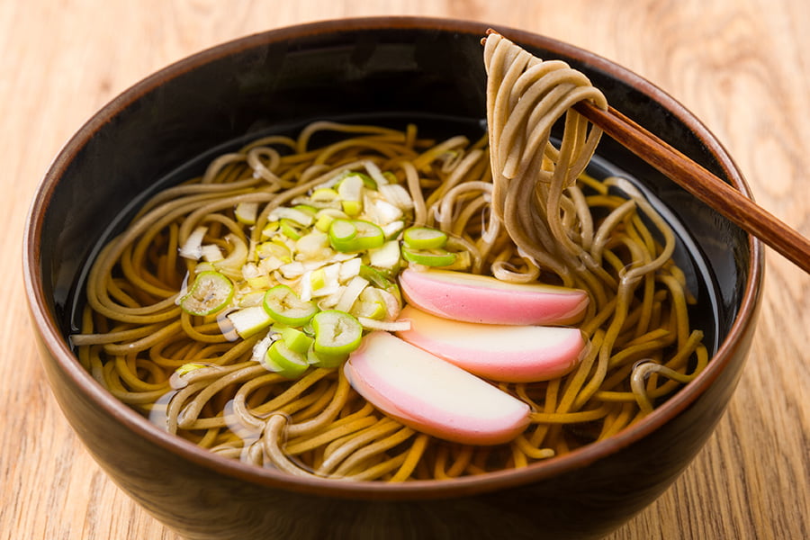 はせ川製麺／朝日そば2袋セット(半生麺・めんつゆ付)