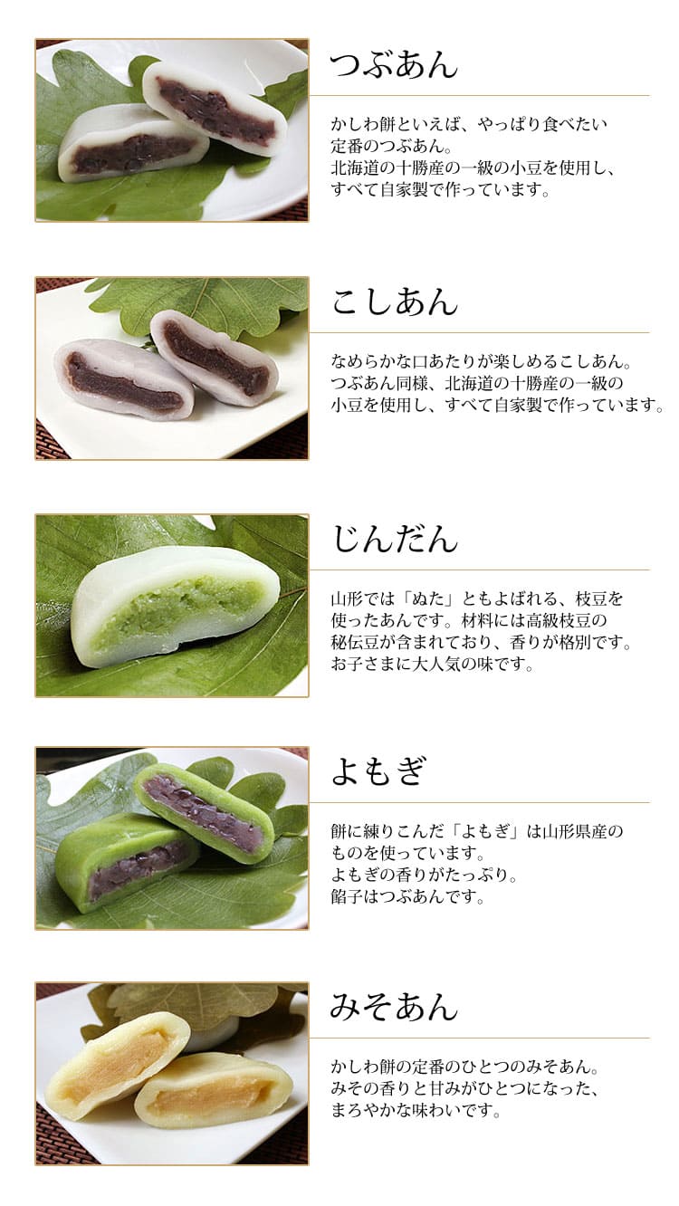 山形のかしわ餅(10個セット)