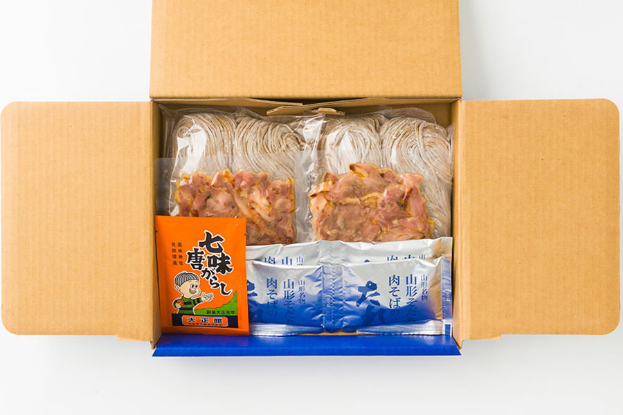 酒井製麺所／山形名物 冷たい肉そば4食