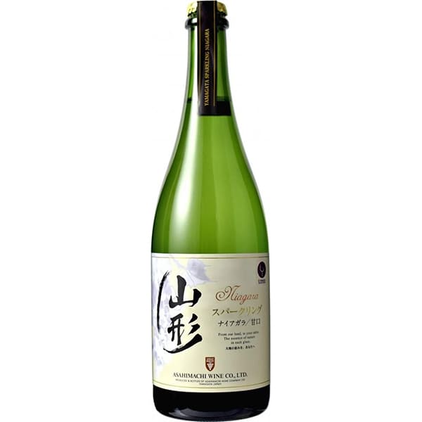 朝日町ワイン／山形スパークリングナイアガラ甘口 750ml