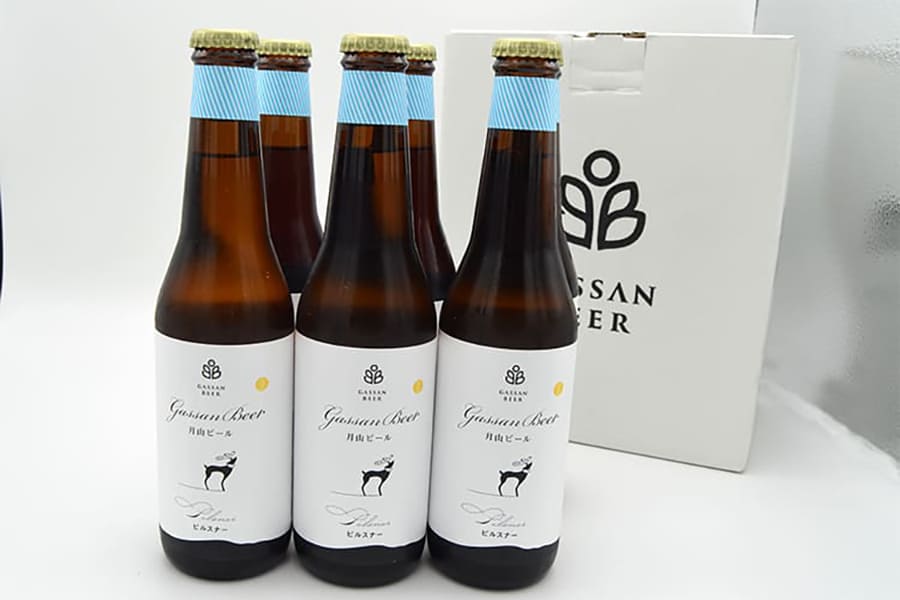 西川町総合開発／月山ビール ピルスナー330ml×6本セット[箱入]