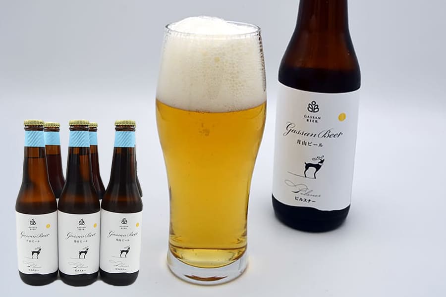 西川町総合開発／月山ビール ピルスナー330ml×6本セット[箱入]