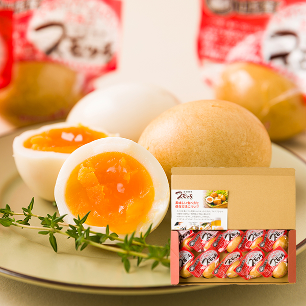 半澤鶏卵／やわらか半熟くんせい卵「スモッち」10個[ギフト箱入]
