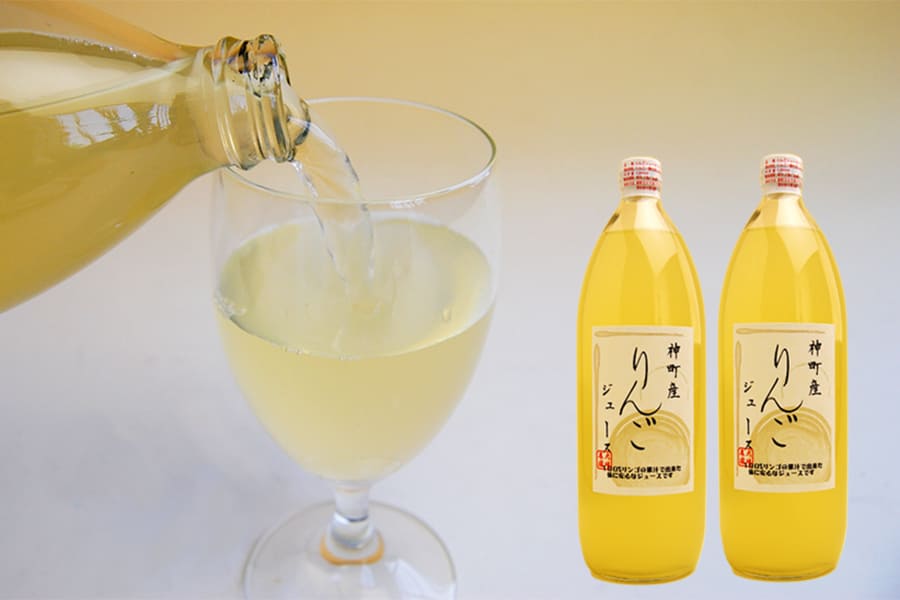 プレミアムりんごジュース2本セット(1L×2本)