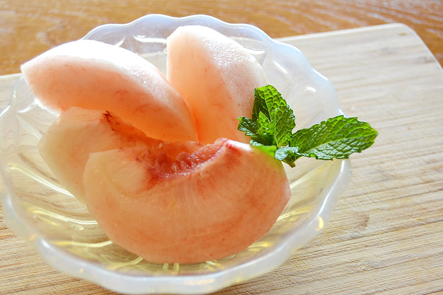 プレミアム白桃 硬い桃おどろき約3kg(8～12玉)