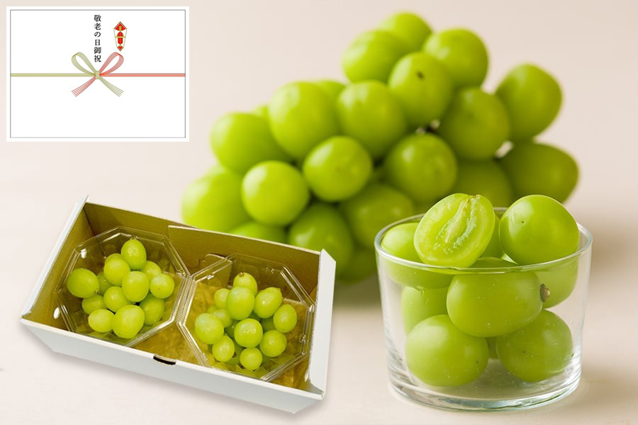 【敬老の日ギフト】プレミアムぶどうシャインマスカット