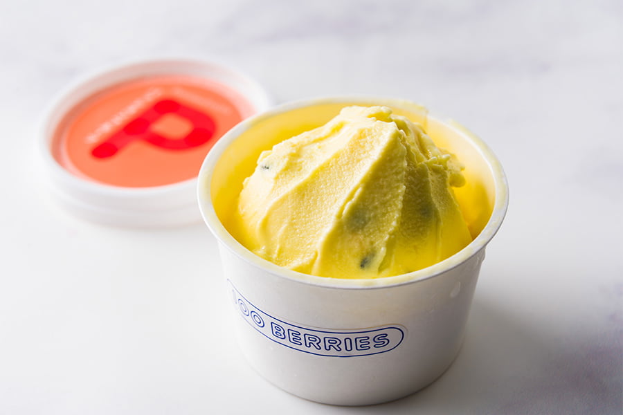 100BERRIES／パッションフルーツジェラート