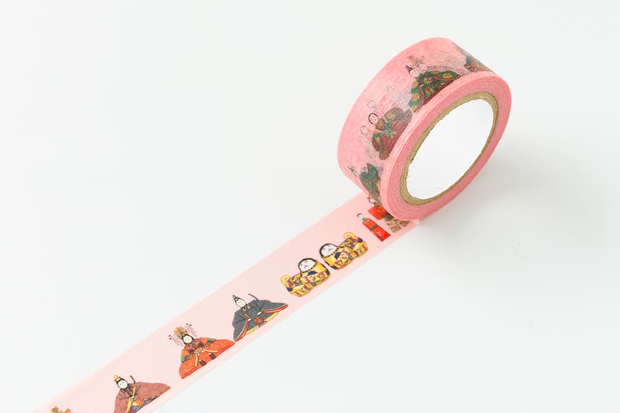 石山商店オリジナルマスキングテープ[おひなさま]【ネコポス可】