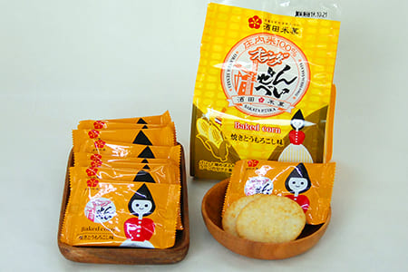 酒田米菓/オランダせんべい4種詰合せ(オランダちゃんバッグ入り)