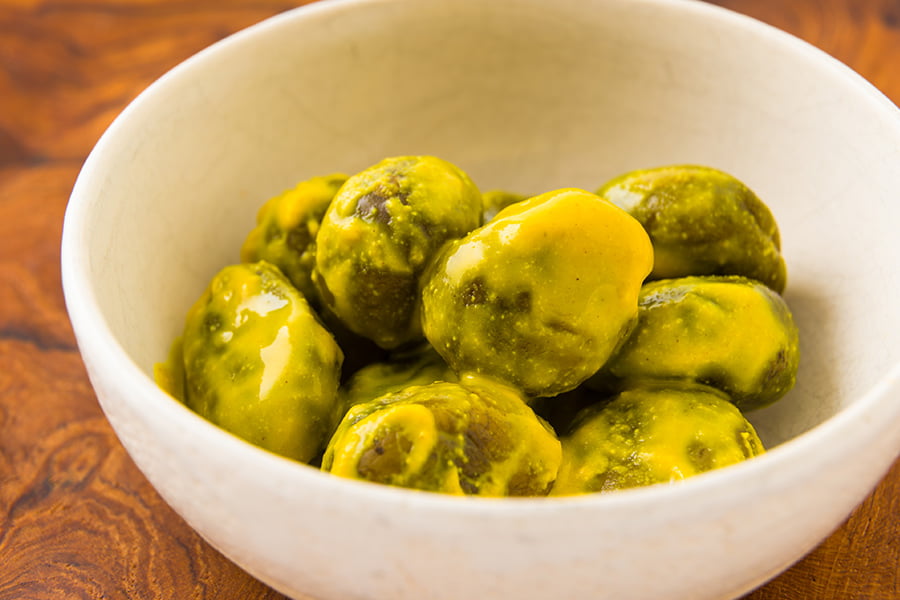 佐徳／民田茄子(みんでんなす)からし漬(160g×3袋入)[箱入]