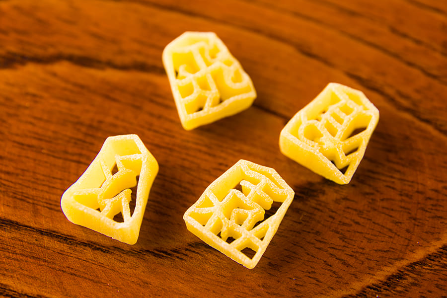 山形の彩りパスタセット4種(雪結晶/ローズ/将棋駒/サクランボ) 