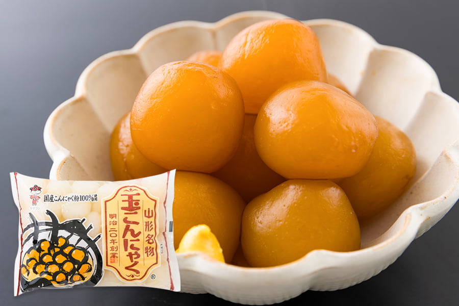 山形の玉こんにゃく1kg(約35粒入り)