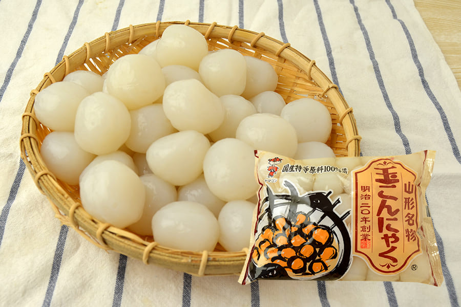 山形の玉こんにゃく1kg(約35粒入り)