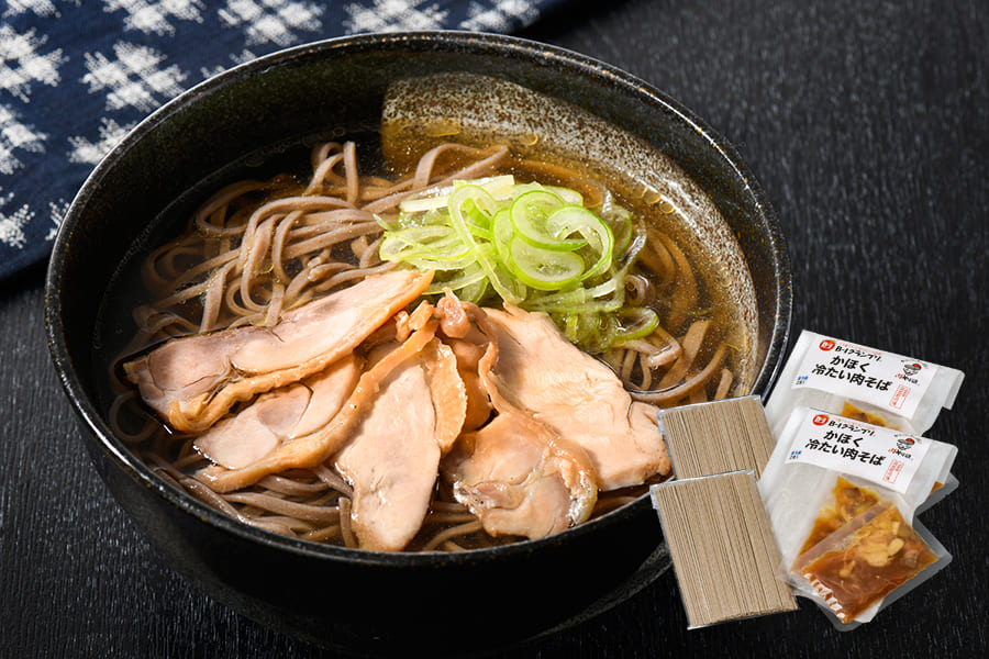 かほく冷たい肉そば(冷蔵4食セット)