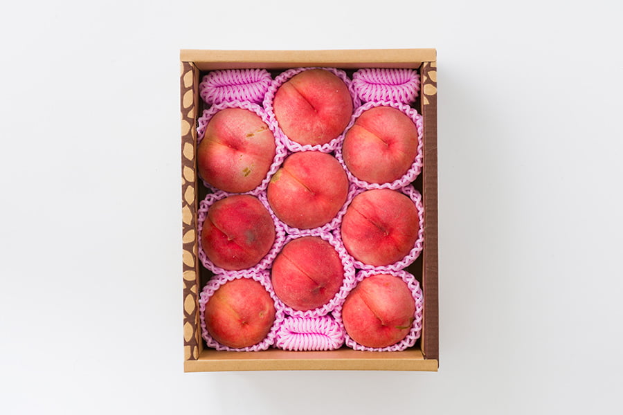 《訳あり》山形の白桃 約3kg 旬の品種(7〜13玉)