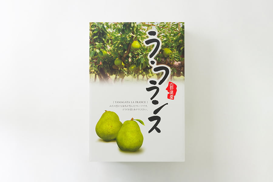 芳醇洋梨ラ・フランスとサンふじりんごのセット