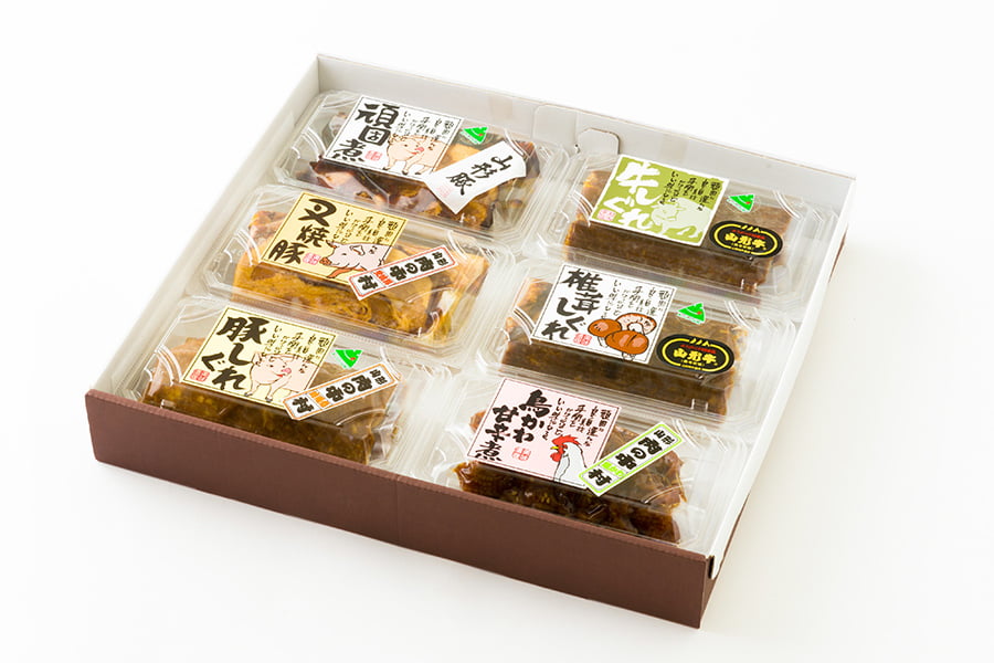肉の中村/頑固煮シリーズ6種詰め合わせ
