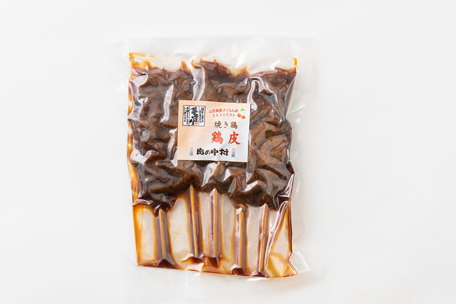 肉の中村／加熱調理済み国産焼き鳥詰合せ15本（もも串・皮串・山形豚バラ串）