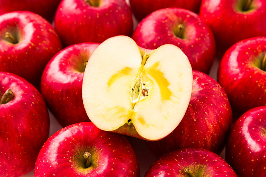 旬果》朝日町の蜜入りりんごのセット(ふじりんごとはるか)約5kg[桐箱]