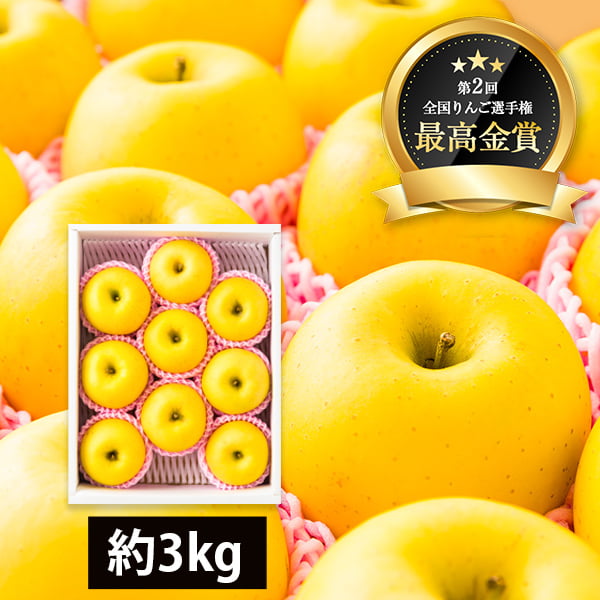 朝日町の蜜入りりんご はるか約3kg(8〜10玉)
