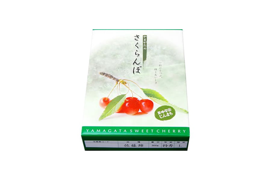 さくらんぼ様 山形県産さくらんぼ佐藤錦300g鏡詰特秀Lサイズ