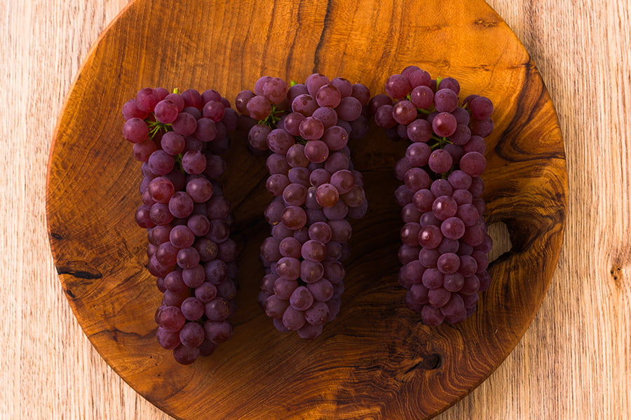 山道農園のぶどう甘美デラウェア1kg(6〜7房前後)