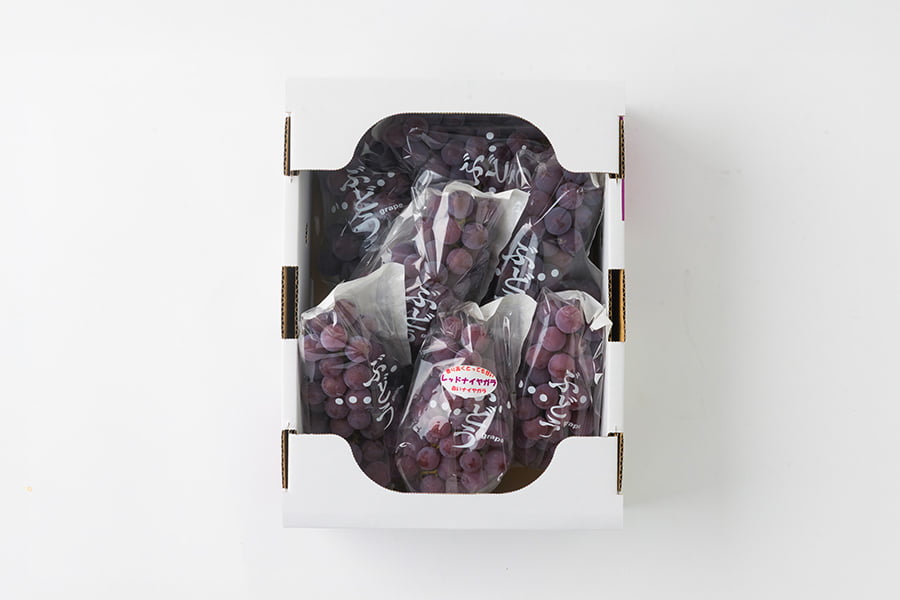 山道農園のぶどう甘美レッドナイアガラ