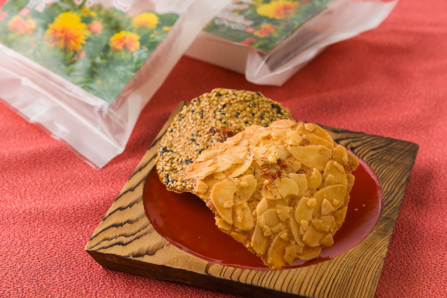 べに花せんべい