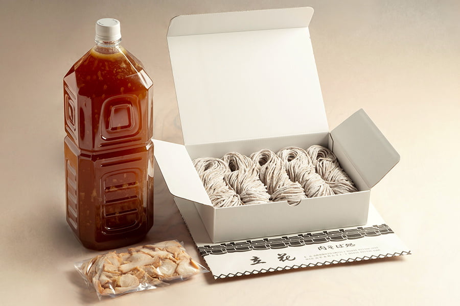 肉そば処立花／冷凍肉そば（タレ・鶏肉付き）