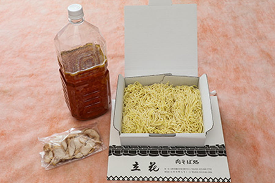 肉そば処立花／冷凍肉そば（タレ・鶏肉付き）