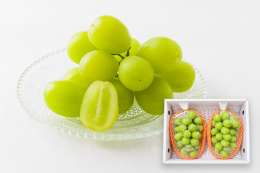 【旅する特産品】信州須坂イシカワグレープ／シャインマスカット約1kg（2房）