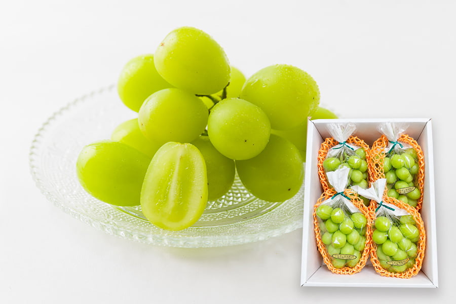 【旅する特産品】信州須坂イシカワグレープ／シャインマスカット2kg（3〜4房）