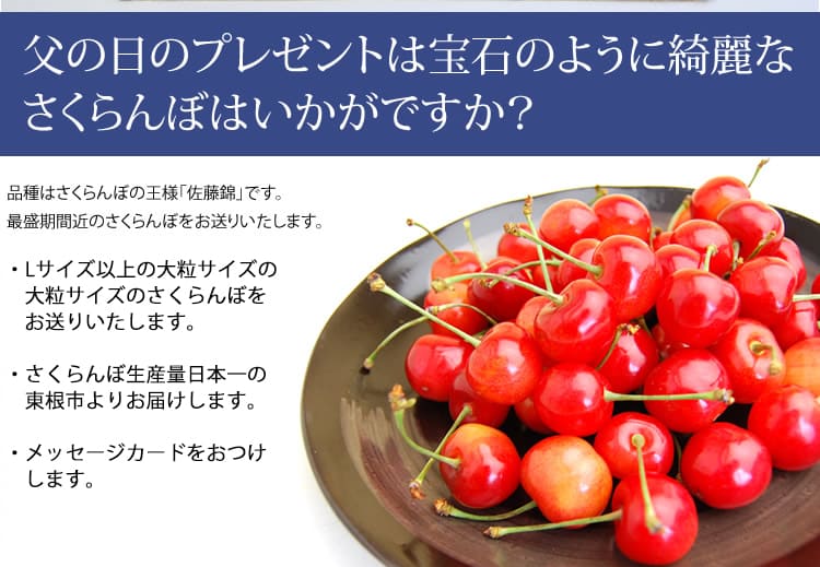 さくらんぼ佐藤錦