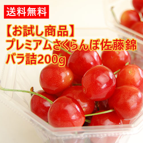 お試し佐藤錦